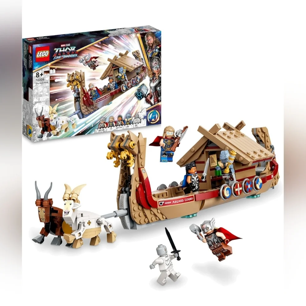 Lego 76208 Marvel Studios The Goat Boat Thor Love And Thunder